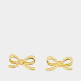 Bow Earrings - SELF PORTRAIT - Metal - Gold