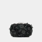Clutch - SELF PORTRAIT - Silk - Black
