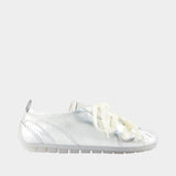 Ballerina Grip Trainer Sneakers - Simone Rocha - Leather - Silver