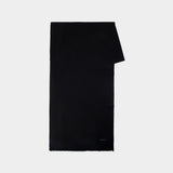 Plain Scarf - FEAR OF GOD - Wool - Black