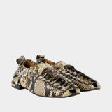 Aj1515 Loafers - Toga Pulla - Leather - Snake print