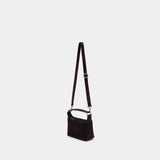 Salylo S Handbag - Samsoe Samsoe - Leather - Dark Brown