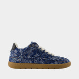 Tapestry Sneakers - Ganni - Cotton - Blue