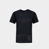Orb Patch T Shirt - Vivienne Westwood - Synthetic - Black