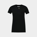 Orb Peru' T-Shirt - Vivienne Westwood - Cotton - Black