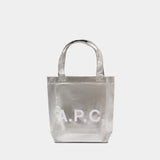 Lou Small Shopper Bag - A.P.C. - Synthetic - Silver