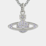 Mini Bas Relief Necklace - Vivienne Westwood - Metal - Purple