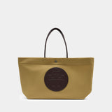 Ella Twist Shopper Bag - Tory Burch - Synthetic - Beige