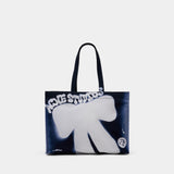 Logo Shopper Bag - Acne Studios - Cotton - Blue