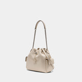 Charlie Shoulder Bag - Tory Burch - Leather - Beige