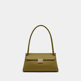 Small Mimi Shoulder Bag - AMI Paris - Leather - Green