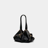 Shoulder Bag - Versace - Leather - Black