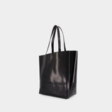 Museo Large Shopper Bag - Marni - Leather - Black