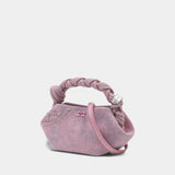 Bou Mini Handbag - Ganni - Cotton - Pink