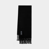 Estate Scarf - OUR LEGACY - Wool - Black