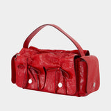 Multipocket Shoulder Bag - Acne Studios - Leather - Red