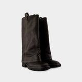Buckle boots - Acne Studios - Leather - Brown