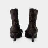 Bow boots - Acne Studios - Leather - Brown