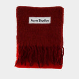Fn Ux Scar000443 Scarf - Acne Studios - Wool - Red