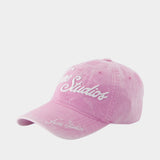 Cap - Acne Studios - Cotton - Pink