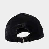 Cap - Acne Studios - Cotton - Black