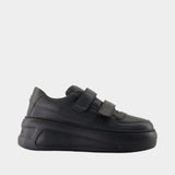 Steffey U Friend Raise Tonal Sneakers - Acne Studios - Leather - Grey