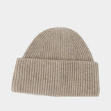 Beanie - Acne Studios - Wool - Grey