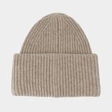 Beanie - Acne Studios - Wool - Beige