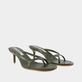 Fn Wn Shoe001001 Sandals - Acne Studios - Leather - Green
