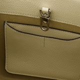 Bucket白色小牛皮手提包水桶包