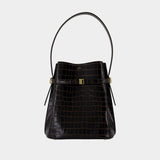 Belted Purse - TOTEME - Leather - Brown