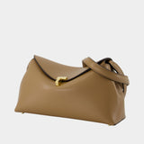 T-Lock Pouch - TOTEME - Leather - Beige