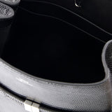 Belted Lizard Bucket黑色小牛皮水桶包手提包