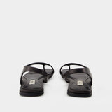 Sandals - TOTEME - Leather - Black