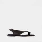 Sandals - TOTEME - Leather - Black