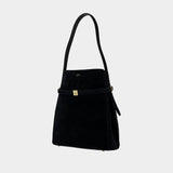 Belted Purse - TOTEME - Leather - Black