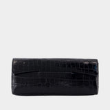 T-Clutch Pouch - TOTEME - Leather - Black