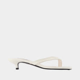 Sandals - TOTEME - Leather - White