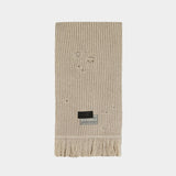 Scarf - MM6 Maison Margiela - Wool - Beige