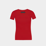 Moon Ss Baby T-Shirt - Marine Serre - Cotton - Red