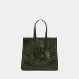 Large Rio Shopper Bag - ANINE BING - Cotton - Green