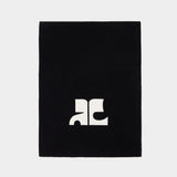 Ac Merino Scarf - Courreges - Wool - Black