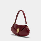 Kat Baguette Shoulder Bag - Ganni - Leather - Red