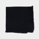 Stevie Strass Western Scarf - Zadig & Voltaire - Cashmere - Black