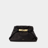 Dinner At 8 Small Purse - Balmain - Leather - Black