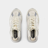 Sneakers Running Dad 磨绒做旧皮质星星小脏鞋