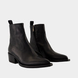 Debbie Ankle Boots - Golden Goose Deluxe Brand - Leather - Black