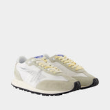 Running Marathon Sneakers - Golden Goose Deluxe Brand - Leather - White