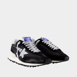 Running Marathon Sneakers - Golden Goose Deluxe Brand - Leather - Black