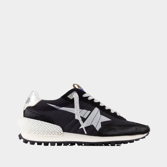 Running Marathon Sneakers - Golden Goose Deluxe Brand - Leather - Black